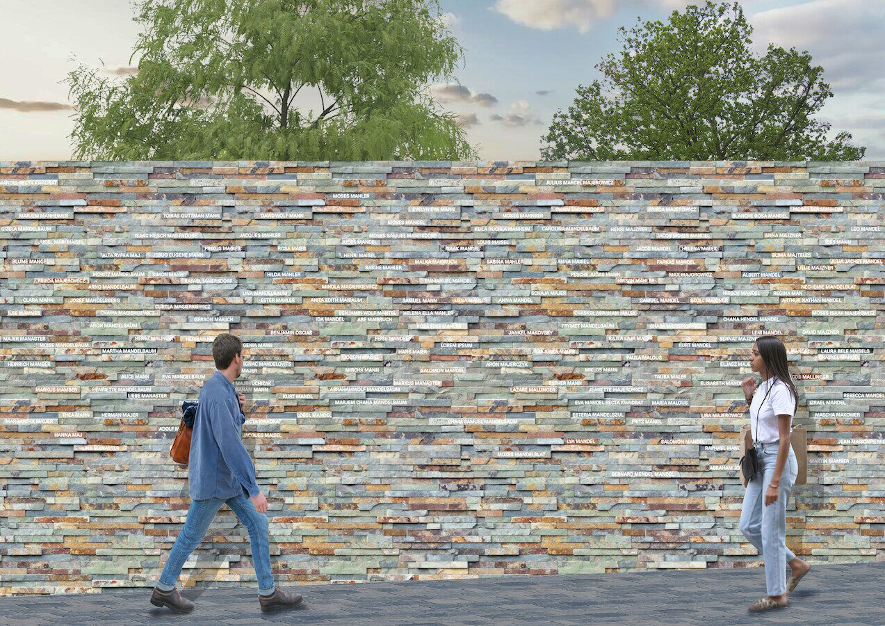 Namenmonument Scheldekaaien Antwerpen